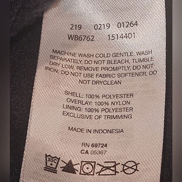 Columbia Boy's Two-Tone Performance Jacket Size Large Color Black & Grey - Picture 5 of 5